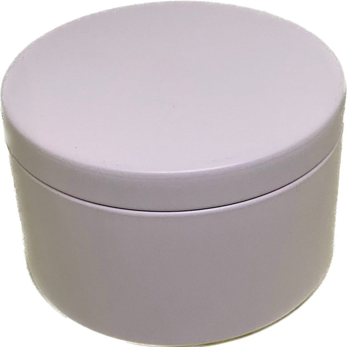 powdery lilac candle tin