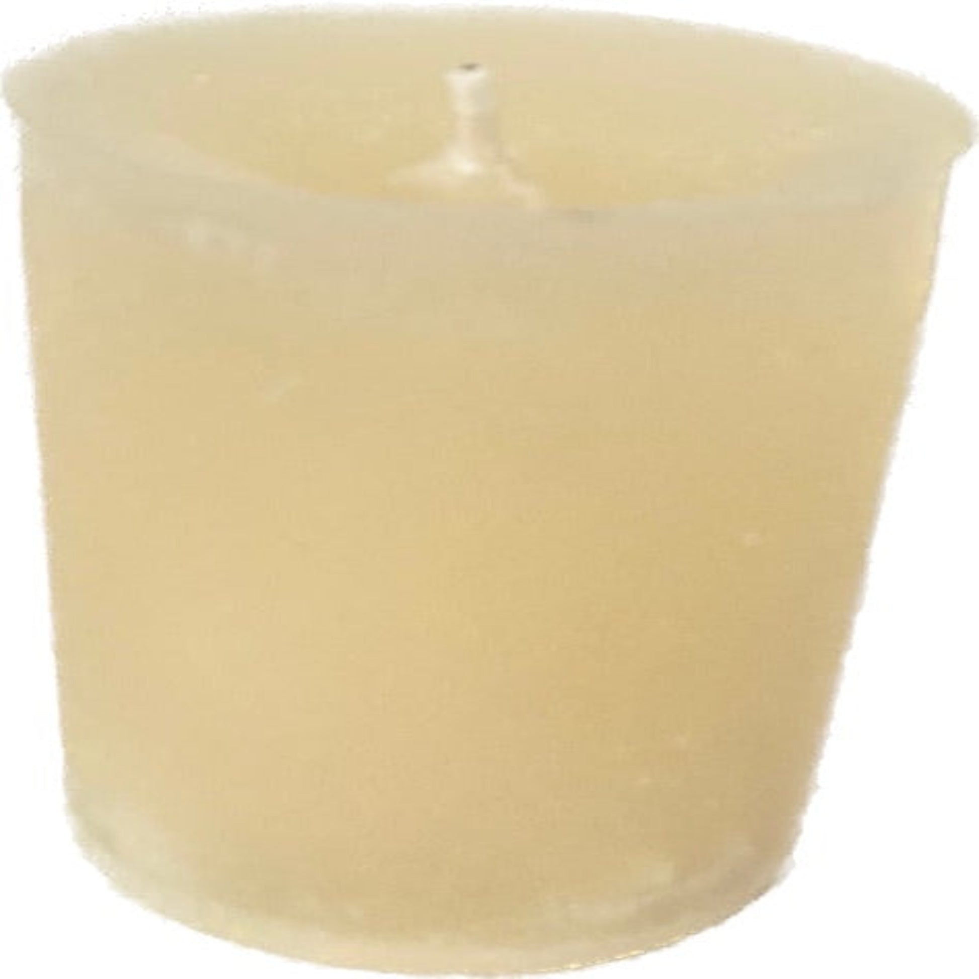 off white votive candle