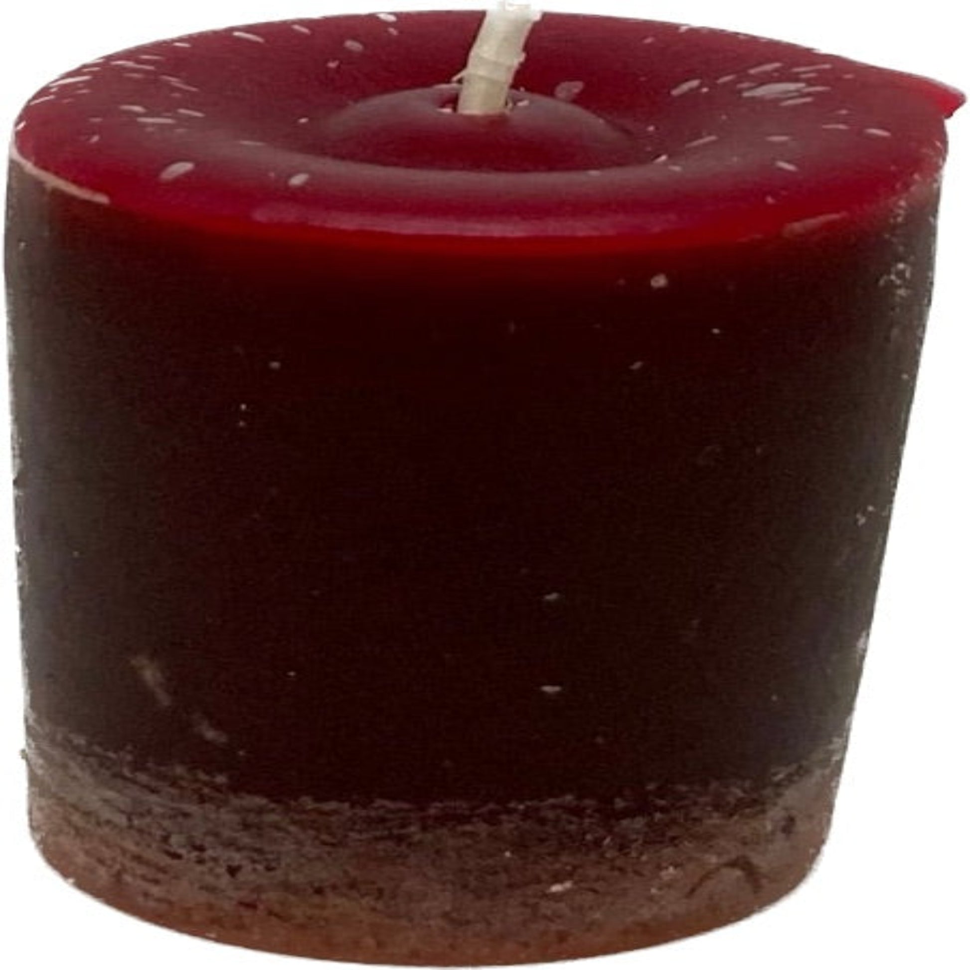 red top brown votive candle